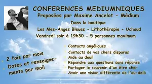 Conférence Médiumnique le 23 et 30 juin 2023 - 19h30